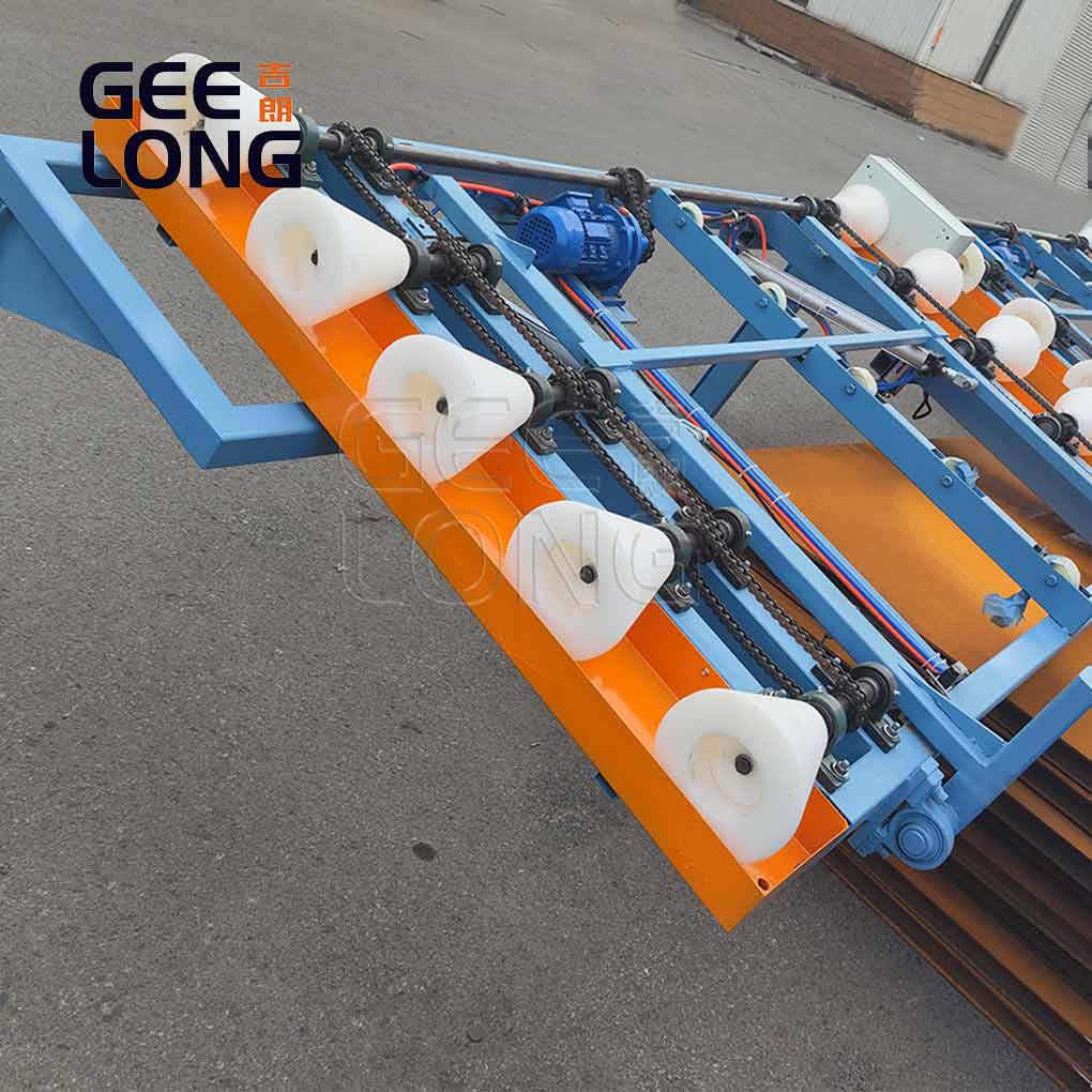 9feet glued plywood board overturning machine