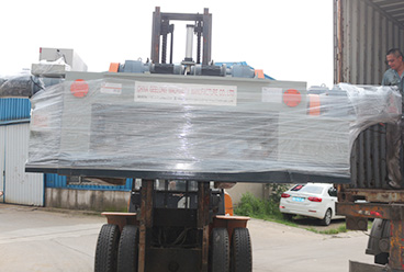 Geelong machinery today loaded one container
