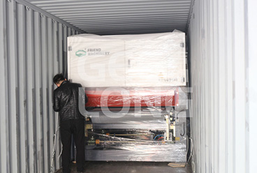 ​Geelong machinery exported two containers plywood machines to Indonesia