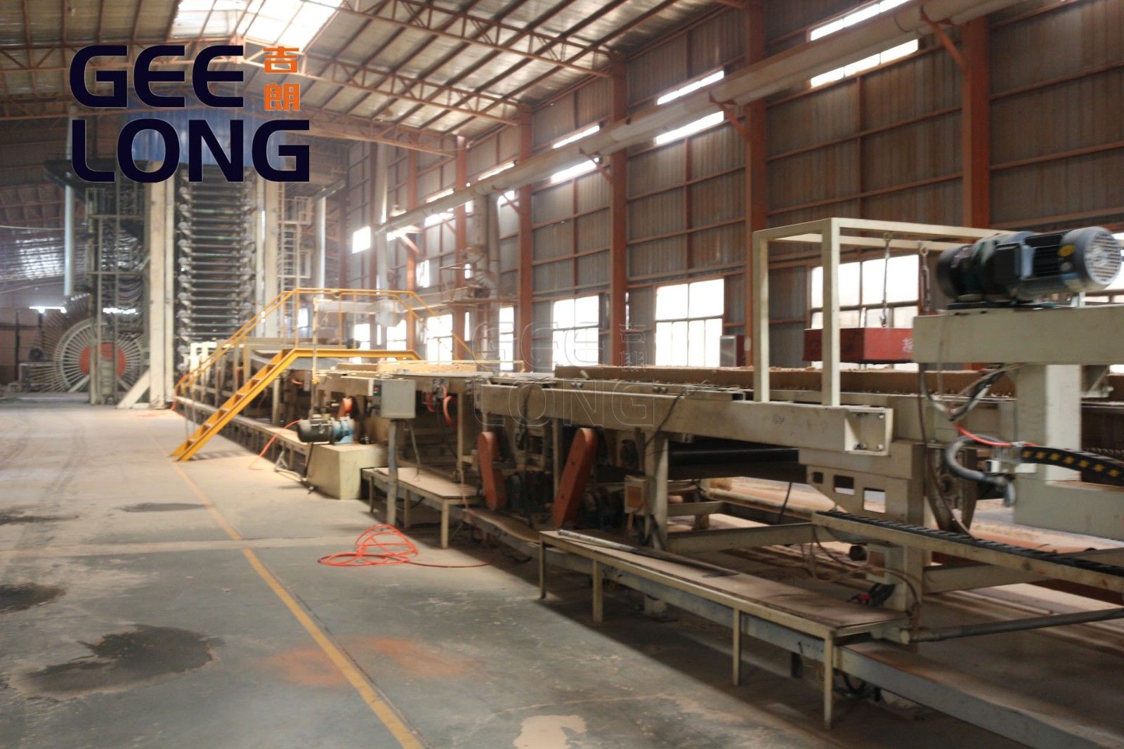 MDF production line